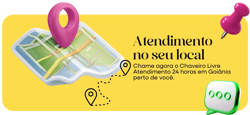 Chaveiro Perto de Mim 24 Horas em Goiânia - Atendimento Emergencial no Local